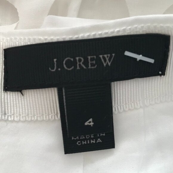 J.Crew | White Laser Cut Circle Midi Skirt - Picture 10 of 13